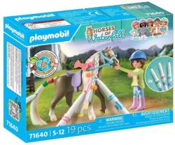 Playmobil Cal cu par si creioane Crayola (PM71640)