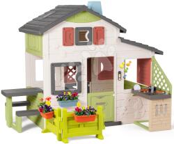 Smoby Căsuță cu bucătării și grădină Friends House Life Smoby extensibil (SM810250-A) Casuta pentru copii