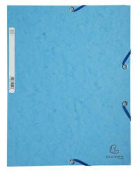 Exacompta Gumis mappa, prespán, A4, EXACOMPTA, türkiz (EX55519E) - officemarket