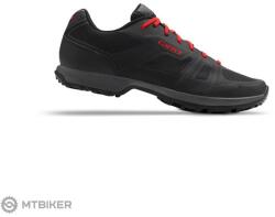Giro Gauge kerékpáros cipő, black/bright red (EU 39)