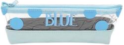 S-Cool Penar etui transparent S-COOL SC1605, Albastru (SC1605/ALBASTRU) Penar