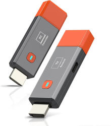 Hasepe vezeték nélküli HDMI adó és vevő, Full HD 1080P, Plug & Play, 50 m hatótávolság, PC, TV, projektor, játékkonzol kompatibilis - vezeték nélküli HDMI extender (HSP346)