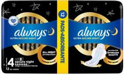 Always Ultra Secure Night szárnyas egészségügyi Betét 12db (10FC010091)