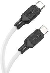 hoco. X90 cablu de date (Tip-C - Tip-C, 60W, încărcător rapid PD 3.0, 100cm) WHITE X90_TYPE-C_TYPE-C_W (X90_TYPE-C_TYPE-C_W)