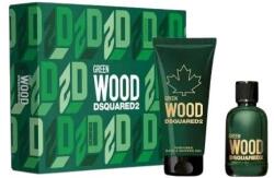 Dsquared2 Dsquared Green Wood For Him Set cadou pentru barbati EDT 100 ml + 100 ml gel de duș + 100 ml balsam după ras