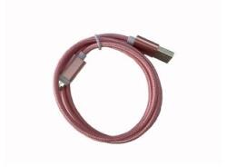 BlackBird Cablu de date USB tip C 1m, roz 2A (material foarte rezistent) BH206 PINK (BH206 PINK)