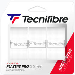 Tecnifibre Învelișuri pentru rachete de tenis Tecnifibre Pro Players 3 buc. white