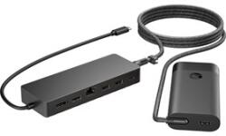 HP kombinált univerzális USB-C-elosztó és -laptoptöltő (9H0H9AA)