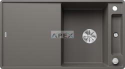 BLANCO AXIA III 5S-F vulkánszürke üveg tart. , SZINTBE ÉPÍTÉS (527224)