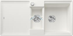 BLANCO ADIRA 6S-F fehér mosogatótálca, excenterrel, SZINTBE ÉPÍTÉS (527613)