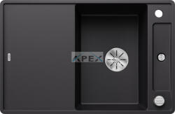 BLANCO AXIA III 45 S-F fekete üveg tart. , SZINTBE ÉPÍTÉS (525842) - webmuszaki
