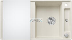 BLANCO AXIA III 5S-F törtfehér üveg tart. , SZINTBE ÉPÍTÉS (527042)