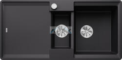 BLANCO ADIRA 6S-F fekete mosogatótálca, excenterrel, SZINTBE ÉPÍTÉS (527609)