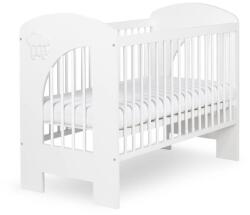 Klups Patut copii din lemn Nel Norisor 120x60 cm alb Klups (80387)