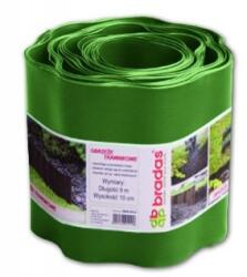  Bradas univerzális ágyásszegély 9 m x 15 cm, zöld (K12/240) - OBFG0915 (OBFG0915)