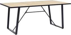vidaXL tölgyszínű MDF étkezőasztal 200 x 100 x 75 cm (281564) - vidaxl