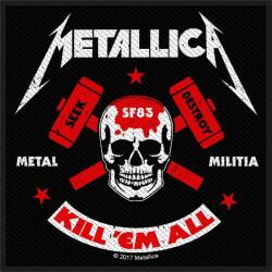 Metallica Metal Militia Felvarrható tapasz (SP2935)