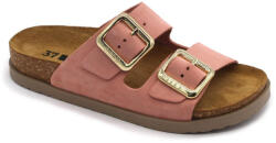  0Ft kiszállítás! Leon Comfortstep 7010 rose női bőr papucs 36-41 -Birkenstockhoz hasonlatos talppal