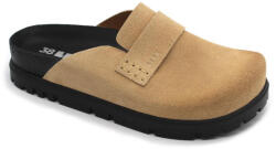 0Ft kiszállítás! Leon Comfortstep 6001 bézs női bőr klumpa 36-41- Birkenstockhoz hasonlatos talppal