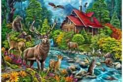 Cobble Hill 49016 - Red-roofed Cabin - 2000 db-os puzzle (49016)