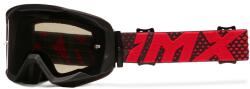 iMX Endurance Flip motokrossz szemüveg fekete-piros, füstös plexivel