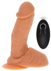 ToyJoy ToyJoy Get Real Dezbracat Vibrator Realist din Silicon cu Testicule 17 cm Silueta Naturala cu Accente Realiste Vibrator