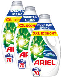 Ariel INGYENES SZÁLLÍTÁS - Ariel Mountain Spring folyékony mosószer 3x3, 15 liter (210 mosás)