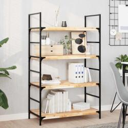 vidaXL 2 db kezeletlen tömör akácfa függőpolc 80 x 40 x 4 cm (3279476)