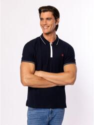 Heavy Tools Férfi galléros rövidujjú póló DIVIDE M kék