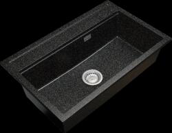 Gamma Advance, 1 rekeszes gránit mosogató 805x505x210 mm, fekete arany pöttyökkel, GMA-ZLE000115 (GMA-ZLE000115)