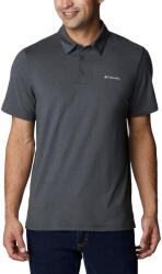 Columbia Férfi pólóing, Columbia Tech Trail Polo Shirt, szürke M szürke