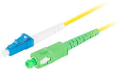 Lanberg Optikai patch SM LC/UPC-SC/APC szimplex 5m LSZH G657A1 3.0mm sárga