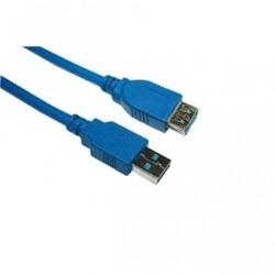 VCOM kábel USB 3.0 hosszabbítókábel 3m kék, prémium (AMAF) (CU302-3.0)