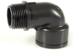 Irritec Műanyag menetes könyök idom 6/4" x 6/4" BK