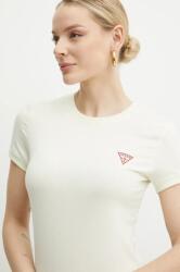 Guess t-shirt női, sárga - bézs L