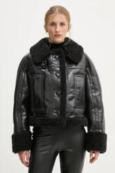 Stand Studio rövid kabát Aby Jacket női, fekete, átmeneti, oversize, 62258-9143 - fekete 38