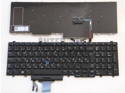 Dell Latitude E5550 E5570 5580 5590 5591 Precision 3510 3520 3530 7510 7520 7710 7720 series trackpointtal (pointer) fekete magyar (HU) laptop/notebook billentyűzet
