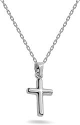 Heratis Forever Egyszerű kereszt medál matt hátlappal 9K IZ31500AHR