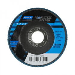 Norton Vortex Rapid Blend DPC tisztítókorong Ø115x12x22 mm 5AC, 10 db/csomag (CT239690) - corvinustoolskft