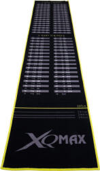 XQ Darts felszerelés Dart puha szőnyeg XQ Max, kiszállóval, fekete-sárga, 285cm x 60cm