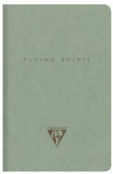 Clairefontaine notesz (9x14cm, 48 lap, vonalas varrott) zsályazöld, Flying Spirit (107596C)