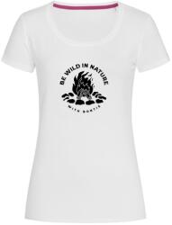 Bontis Tricou damă CAMPFIRE - Albă | 2XL (TRI-W-CAMPFIRE-white-XXL)