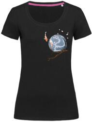 Bontis Női póló POND - Fekete | 2XL (TRI-W-POND-black-XXL)