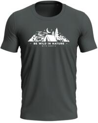 Bontis Póló BE WILD IN NATURE - Sötét pala | L (TRI-BEWILD-slg-L)