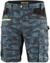 CXS Pantaloni scurți de lucru CXS STRETCH - Camuflaj albastră | 50 (1060-027-435-50)