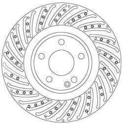 TRW Disc frana TRW DF6633S (DF6633S)