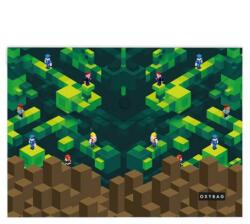 KARTON P+P PlayWorld patentos irattartó tasak - A4 barna/zöld - OXY BAG (IMO-KPP-8-96225)