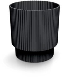 Prosperplast Milly Round virágcserép, 17 cm - szén (DMIN170-446U)