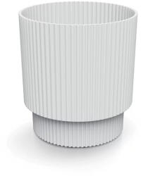 Prosperplast Milly Round virágcserép, 17 cm - fehér (DMIN170-S449)