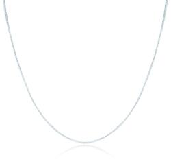 SAVICKI Lanț Savicki 0, 9mm: aur alb 585, coadă de vulpe - savicki - 1 632,00 RON